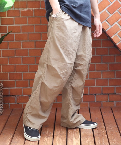 8 カーゴパンツ ナイロンワッシャー 裏メッシュ パラシュートパンツ