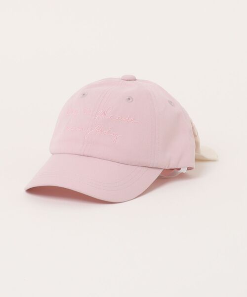 Kids Foret（キッズフォーレ） キャップ 帽子 サテンリボンキャップ