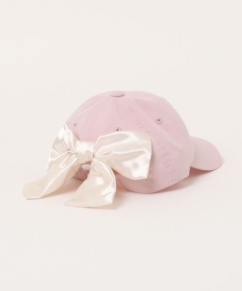 Kids Foret（キッズフォーレ） キャップ 帽子 サテンリボンキャップ