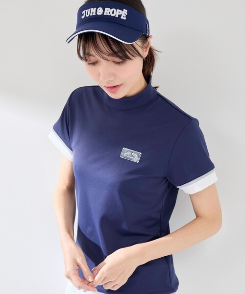 JUN&ROPE'（ジュンアンドロペ） tシャツ 「UVカット」「速乾」配色