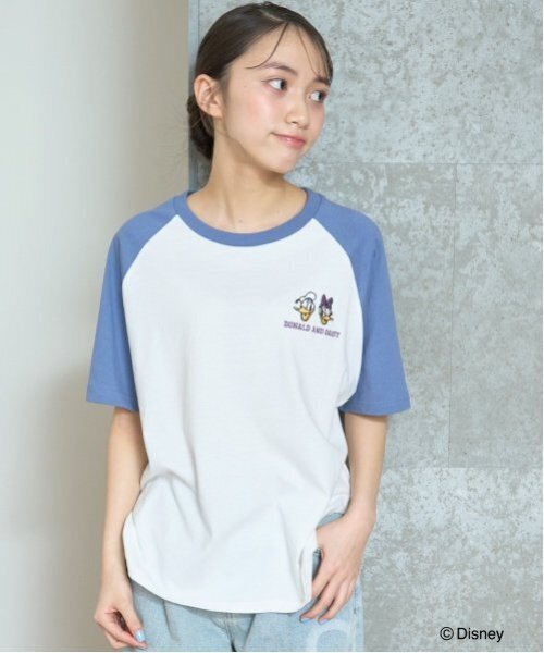 Disney◆Tシャツ/L/コットン Disney】ルーズラグランTシャツ（Tシャツ） | Lovetoxic LTXC