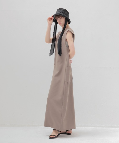 DRESSLAVE（ドレスレイブ） オールインワン square neck boxy all in