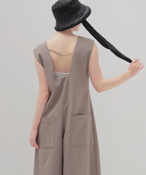 DRESSLAVE（ドレスレイブ） オールインワン square neck boxy all in