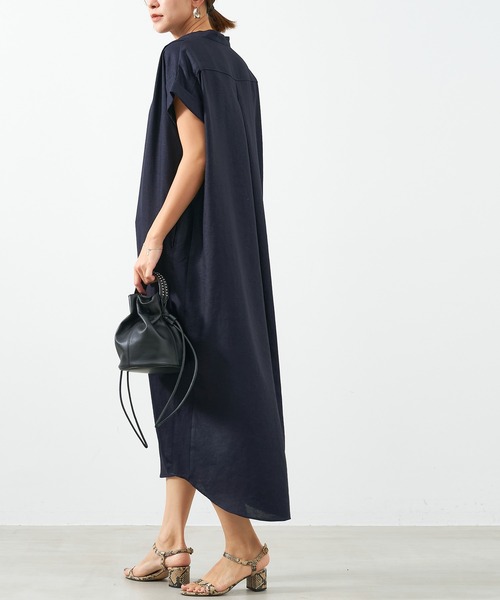 MIKA &DEAL ワンピース MICA＆DEAL｜ギャザーボイルワンピース | Rakuten Fashion(楽天