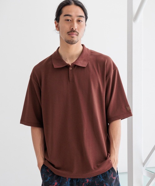 HEREIAM uvカット ポロシャツ 「HEREIAM MEN」吸水速乾＆UV/DRYMIXポロ
