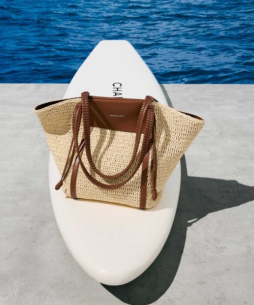 CHARLES & KEITH｜Shalia シャリア ラフィアウーブントート