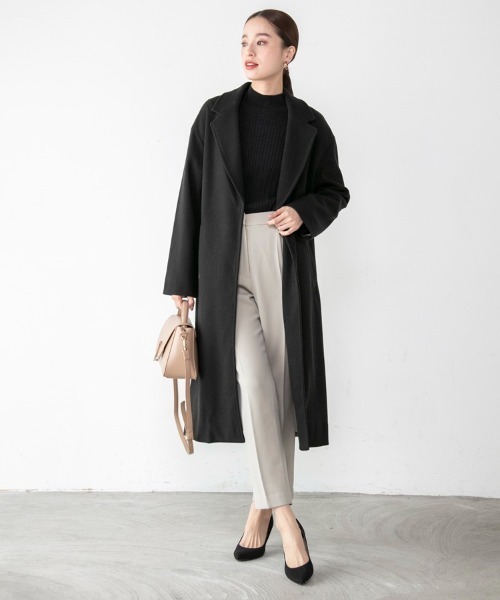 「M.deux」 チェスターコート MEDIUM グレイッシュベージュ レディース_画像3