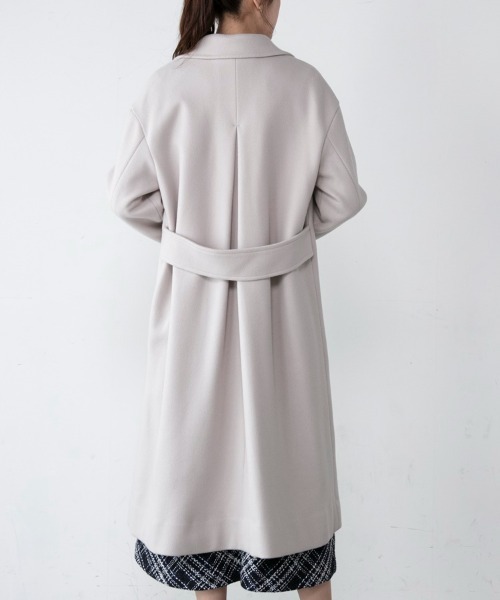 「M.deux」 チェスターコート MEDIUM グレイッシュベージュ レディース_画像9