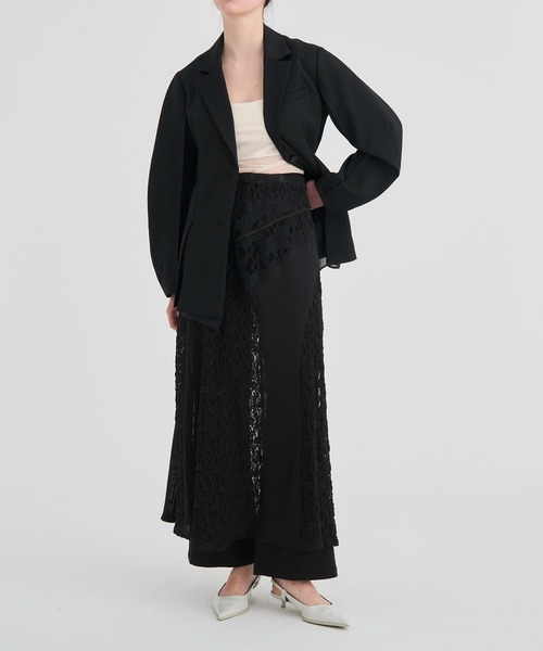RITAN（リタン） スカート 「RITAN/リタン」Slant Asym Lace Skirt