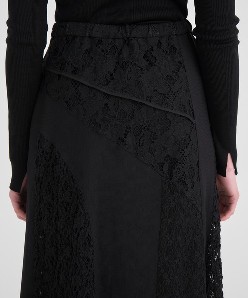 RITAN（リタン） ロング スカート 「RITAN/リタン」Slant Asym Lace