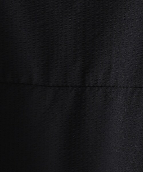 【新品】OPAQUE.CLIP サッカーストライプワンピース 黒 L OPAQUE.CLIP ワンピース サッカーストライプワンピース「吸水速