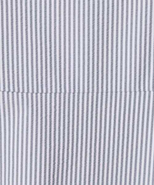 ワンピース サッカーストライプワンピース「吸水速乾/イージーアイロン/洗濯機洗い可」 | OPAQUE.CLIP | 12