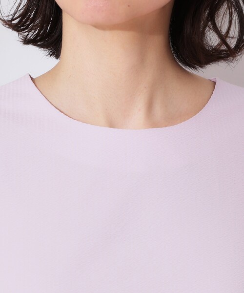 ワンピース サッカーストライプワンピース「吸水速乾/イージーアイロン/洗濯機洗い可」 | OPAQUE.CLIP | 08