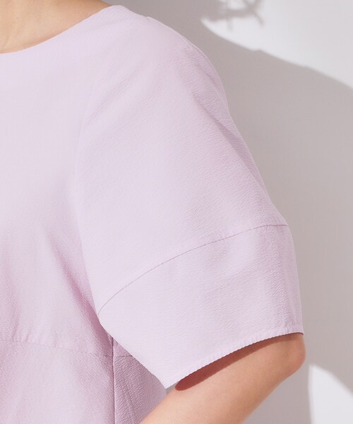 ワンピース サッカーストライプワンピース「吸水速乾/イージーアイロン/洗濯機洗い可」 | OPAQUE.CLIP | 06