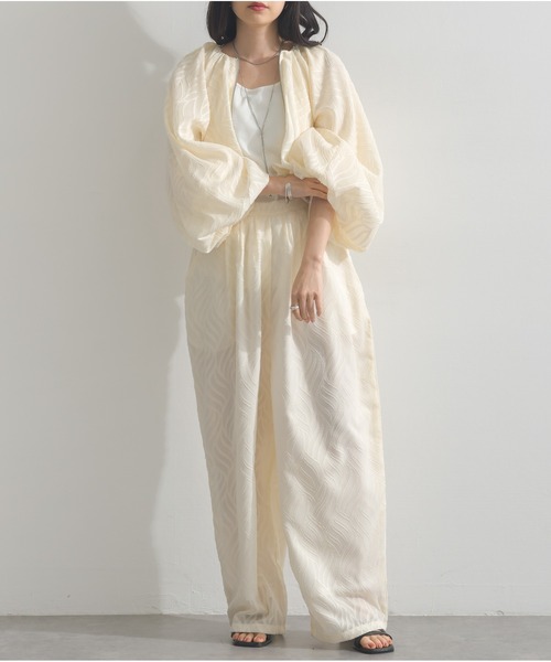 OandI（オーアンドアイ） ジャケット ノーカラージャケット シアージャ