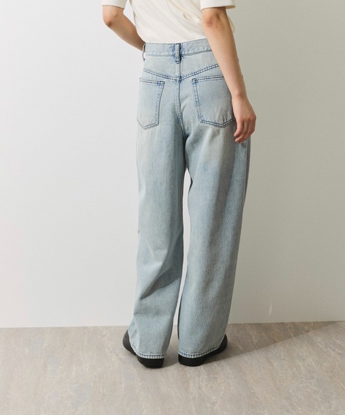 ADAM ET ROPE' ジーンズ デニム デニムパンツ 「WEB限定」ワイド