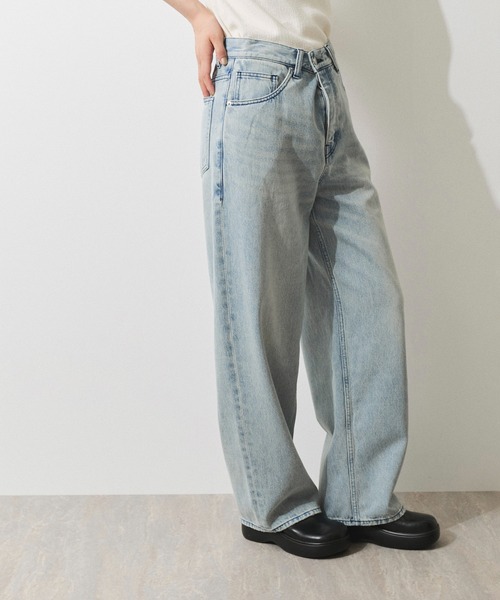 ADAM ET ROPE' ジーンズ デニム デニムパンツ 「WEB限定」ワイド