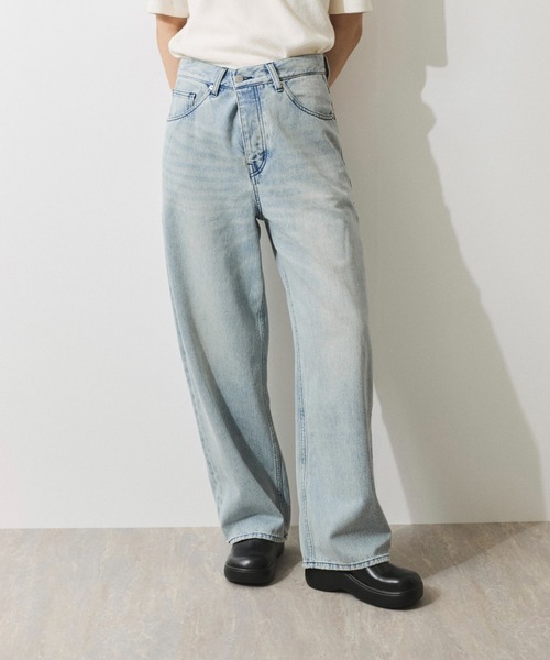 [たかはし]ADAM ET ROPE /ストレートルーズデニム ADAM ET ROPE ルーズストレートデニム 38 - メルカリ