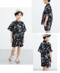 甚平 浴衣 「男の子・女の子」綿タッチ甚平スー...の詳細画像4
