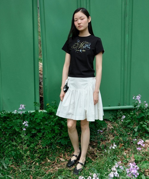 Rockfish Weatherwear スカート 「X MINJUKIM」 APRON SHIRRING