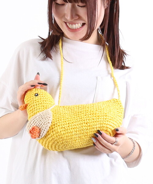 COOCO（クーコ） かごバッグ カゴバッグ トリ型ショルダーバッグ