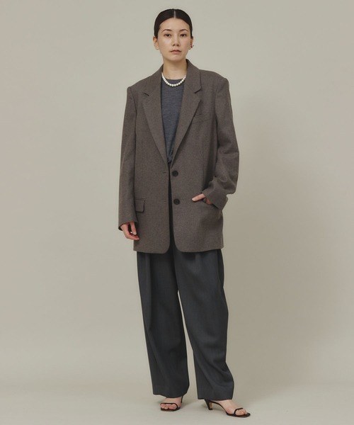 Curensology カレンソロジーテーラードジャケット 新品タグ付き セール】Curensology(カレンソロジー)/ウールボンディングジャケット