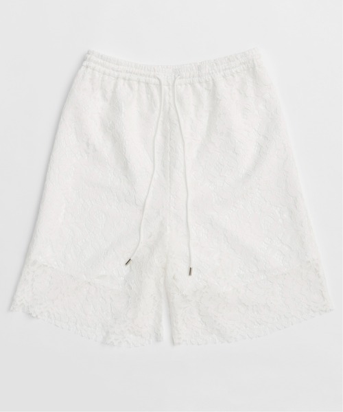 MAISON SPECIAL（メゾンスペシャル） ハーフパンツ パンツ 短パン Lace