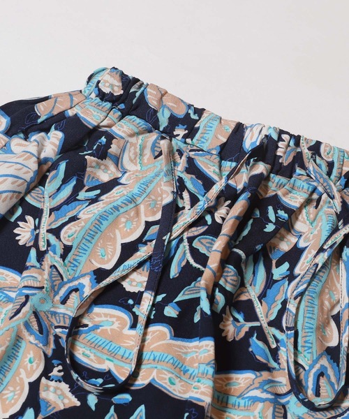 KENZO（ケンゾー）/ 花柄レーヨンパンツ ネイビー 40 KENZO(ケンゾー) イージーパンツ FB52PA0275AI FB52PA0275AI