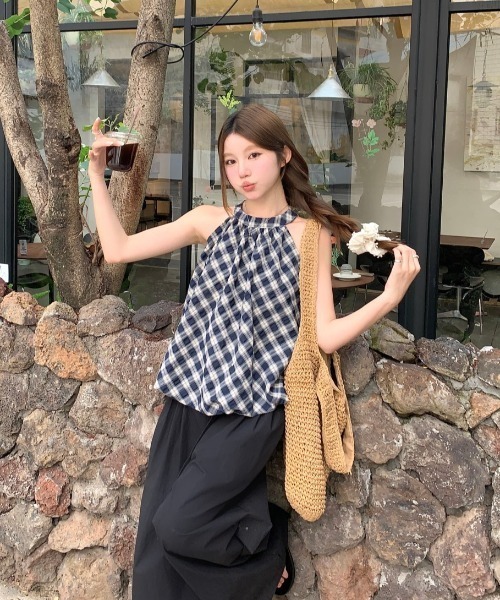 LACーVERT tシャツ ホルターネックトップス レディース : ZOZOTOWN