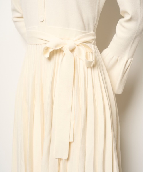 CELFORD アイボリーワンピース／ロング／最終値下げ CELFORD（セルフォード） ニットワンピース 36 アイボリー レディース