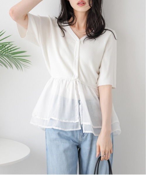 シアーフリルドッキングトップス レディース : ZOZOTOWN Yahoo!店