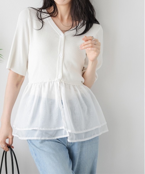 シアーフリルドッキングトップス レディース : ZOZOTOWN Yahoo!店