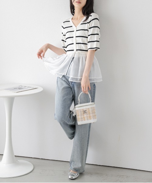 シアーフリルドッキングトップス レディース : ZOZOTOWN Yahoo!店
