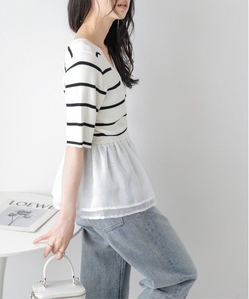 シアーフリルドッキングトップス レディース : ZOZOTOWN Yahoo!店