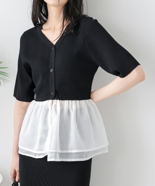 シアーフリルドッキングトップス レディース : ZOZOTOWN Yahoo!店 シアーフリルドッキングトップス レディース : ZOZOTOWN Yahoo!店
