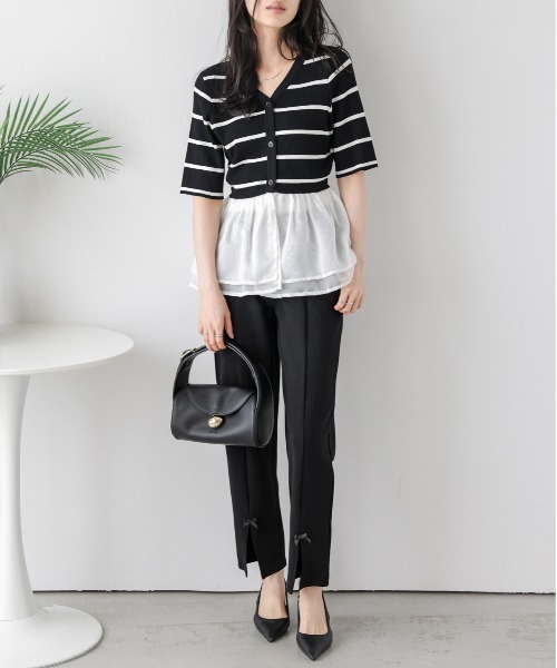 シアーフリルドッキングトップス レディース : ZOZOTOWN Yahoo!店