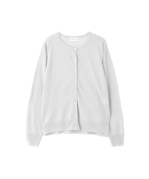 「human woman」 カーディガン LARGE ブルー レディース