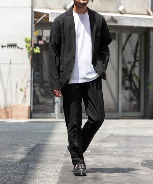 URBAN RESEARCH ROSSO【美品】セットアップ ブラック XL URBAN RESEARCH ROSSO MEN セットアップ 「XLサイズあり
