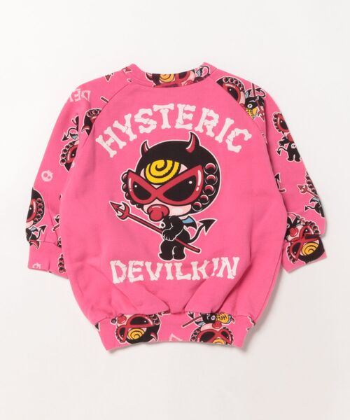 HYSTERIC MINI（ヒステリックミニ） トレーナー DEVILKIN ラグラン 裏