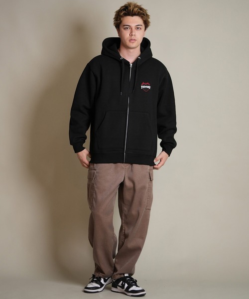 THRASHER（スラッシャー） パーカー ジップアップ パーカー スウェット