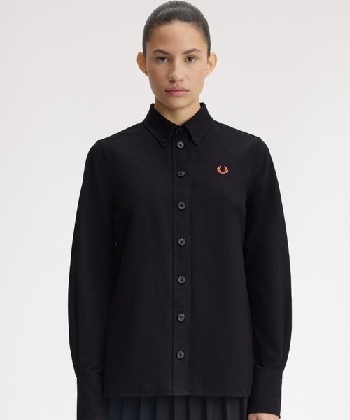 フレッドペリーレディースシャツ FRED PERRY（フレッドペリー） シャツ ウーブン メッシュ G8143
