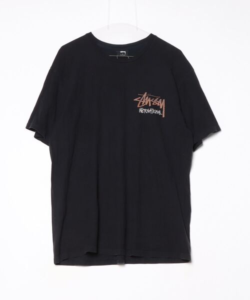 STUSSY 「STUSSY」 半袖Tシャツ L ブラック メンズ : ZOZOTOWN