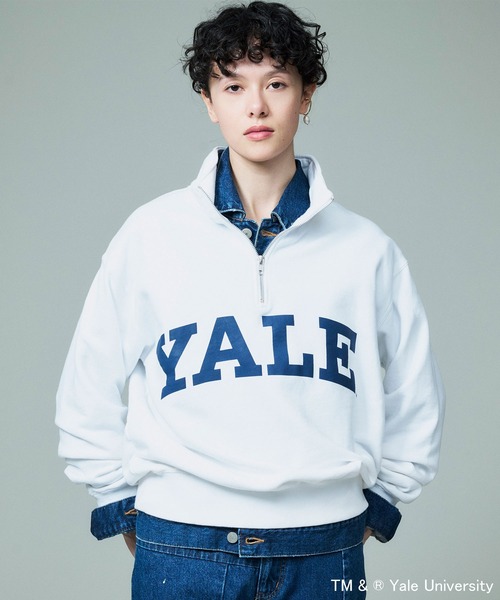 Johnbull（ジョンブル） トレーナー スウェット YALE ハーフジップ