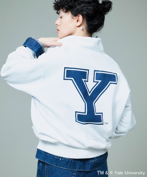 Johnbull（ジョンブル） トレーナー スウェット YALE ハーフジップ