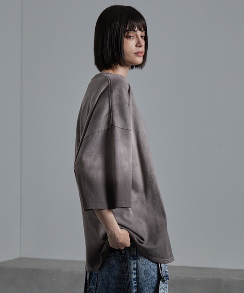 「cussil」 半袖Tシャツ L ネイビー メンズ