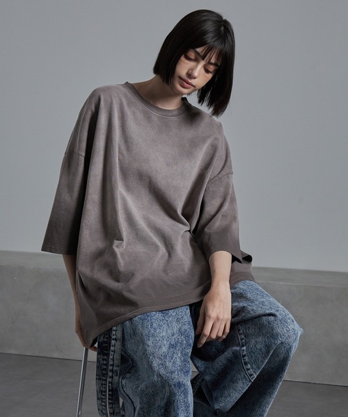 「cussil」 半袖Tシャツ L ネイビー メンズ