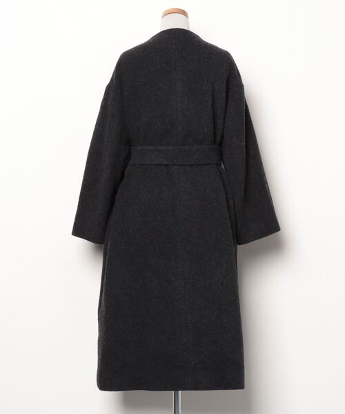 IENA（イエナ） ノーカラーコート 38 ブラック レディース : ZOZOTOWN