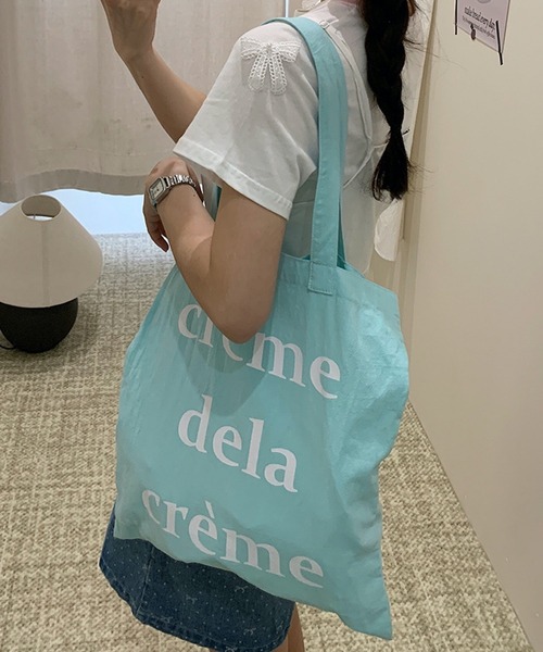 クィーン販促品トートバッグ ファスナー付トートバッグ ショッピングバッグ L 約32×40×11cm
