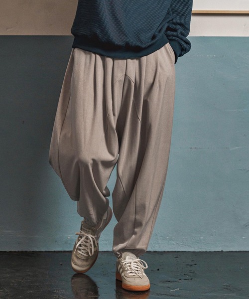 CAMBIO（カンビオ） パンツ mp13946-Slacks Fabric Sarrouel Pants