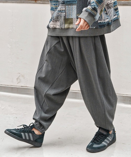 CAMBIO（カンビオ） パンツ mp13946-Slacks Fabric Sarrouel Pants